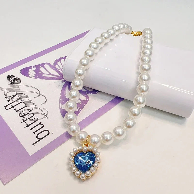 Hot Sale Princess Pearl Pet Collar