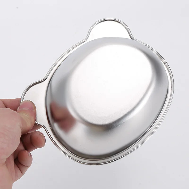 Tilted Cat Bowl Stainless Steel