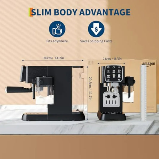 Compact 20 Bar Professional Espresso Machine