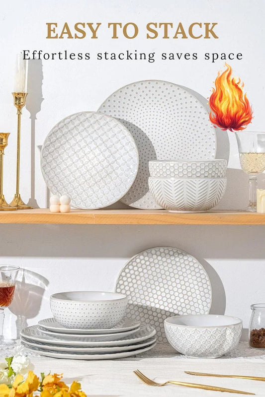 24 Piece Dinnerware Sets for 8