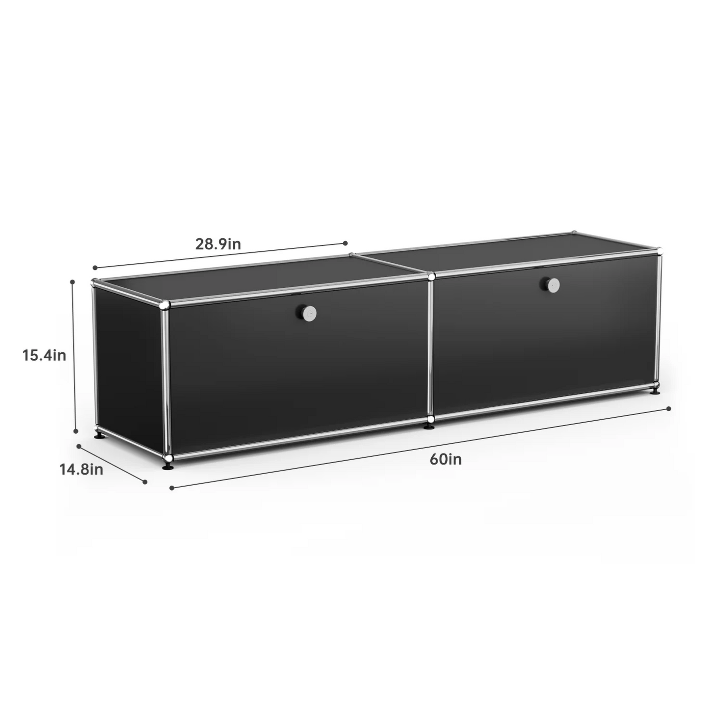 Modern Modular Metal Storage Cabinet