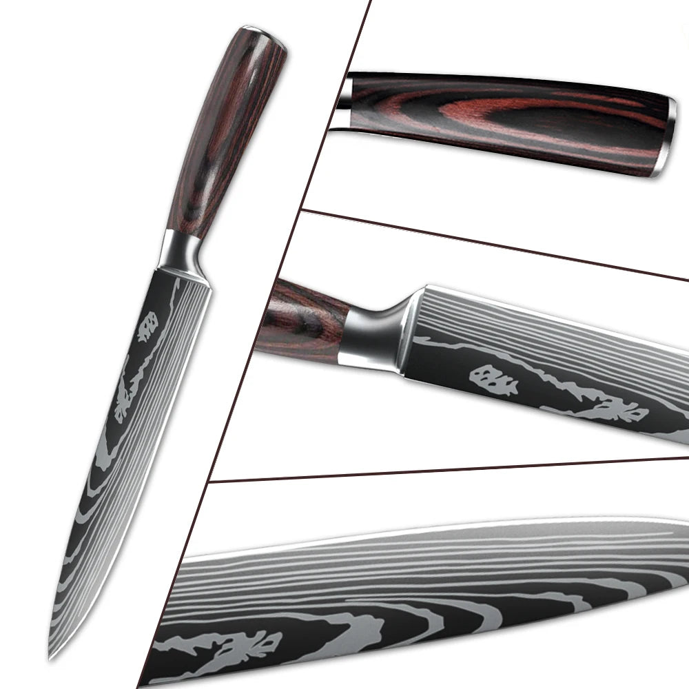 Japanese Knife German Stainless Steel 8 Inch