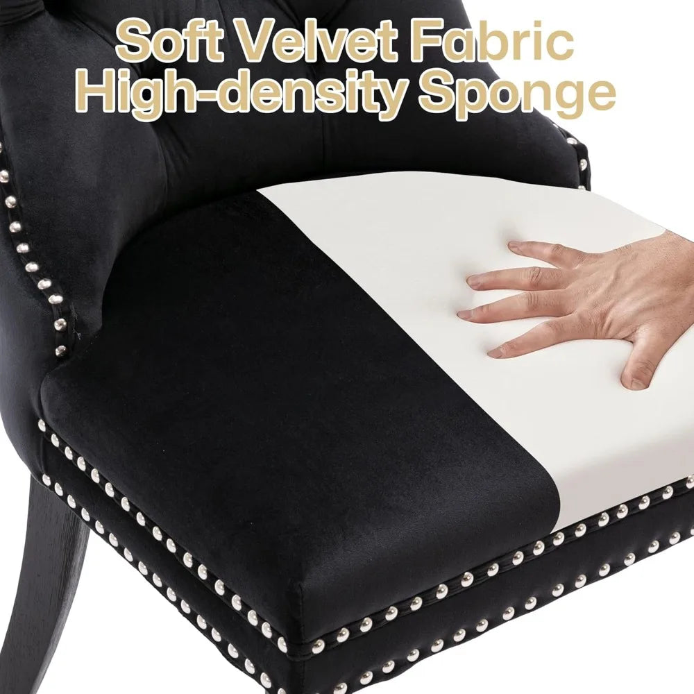 Velvet Dining Chairs Set Of 6