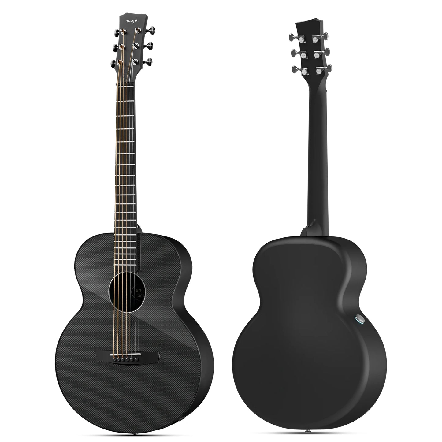 2026 hot new Acoustic Guitar Carbon Fiber X3 Pro Travel Guitar AcousticPlus Guitar Bundle with Gig Bag, Instrument Cable
