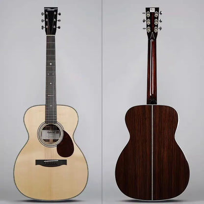 Gabriel 40-inch OM-type All-solid Wood Guitar CSR-OM28 Handmade Acoustic-electric Folk Guitar