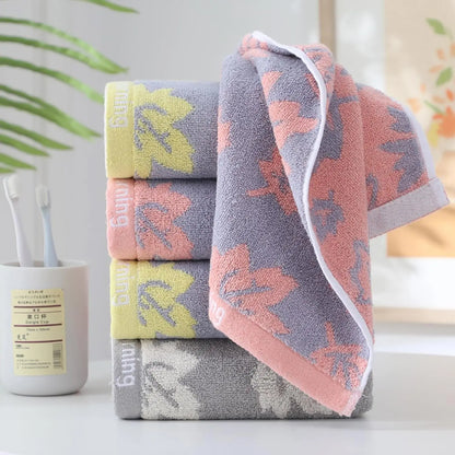 3 Pack Decorative Maple Leaf Hand Towels