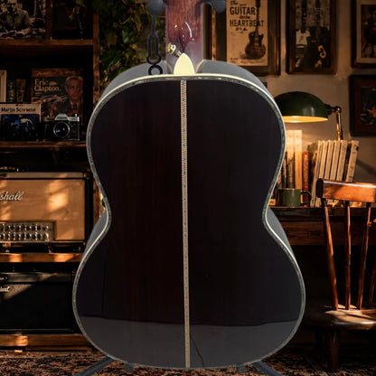38-inch 00042 Acoustic Guitar Solid Spruce Top with Bone Nut Sunburst Color