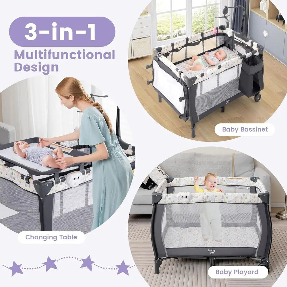 3-in-1 Playard with Changing Table