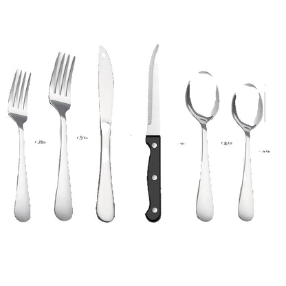 24 pcs Flatwar‌e Stainless Steel Tableware Set