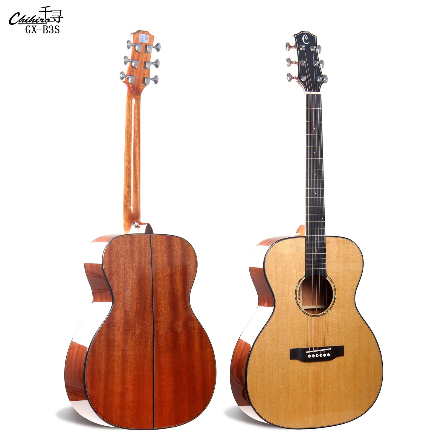 OM Body 40 Spruce Top Mahogany Neck Acoustic Guitar Sapele Back