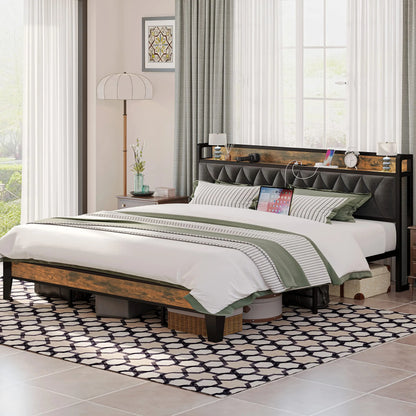Bed Frames Storage Headboard