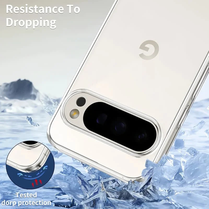 Clear TPU Shell Transparent Phone Case For Google Pixel