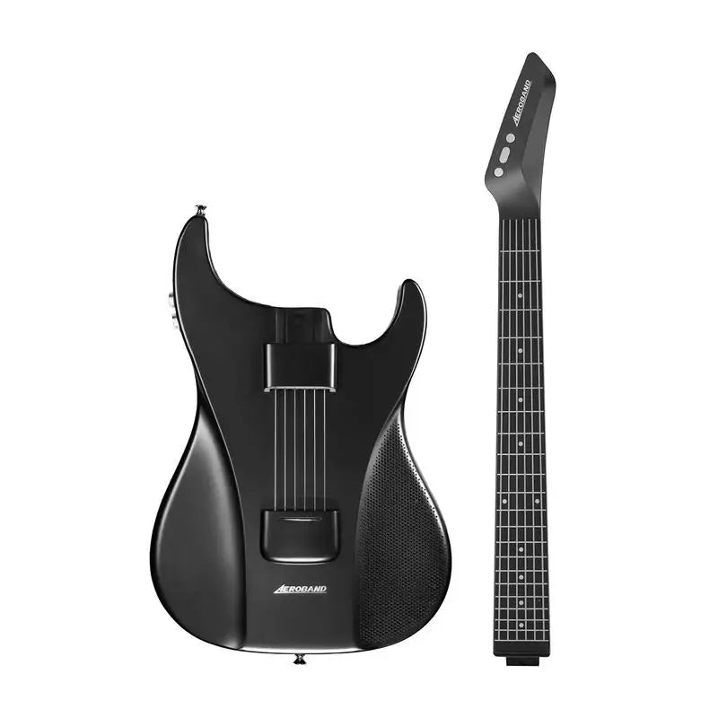 AeroBand Guitar Travel Electric Guitar Pain-Free Silicone String All-in-One 9 Sound Styles Acoustic Bass With Speaker Microphone