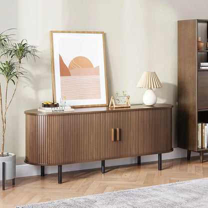 TV Stand with Power Outlet for TVs up to 60/70