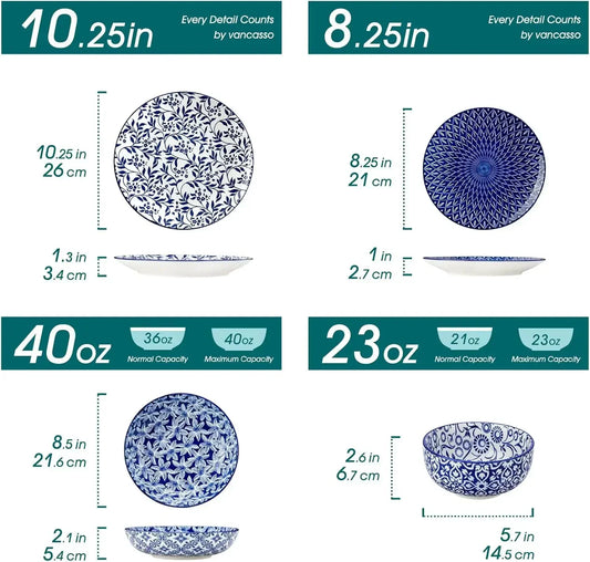 24 Pieces Dinnerware Set