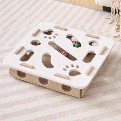 Interactive Cat Toy Maze Game