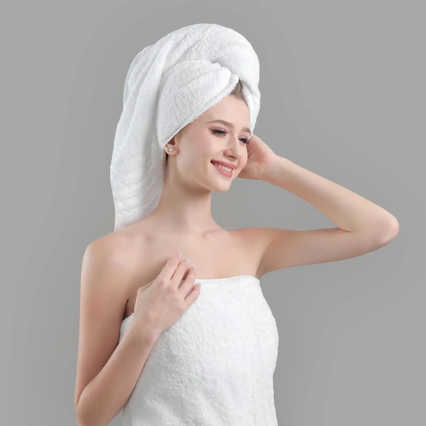 6-Pack 100% Cotton Bath Towels, 24x48 Inches