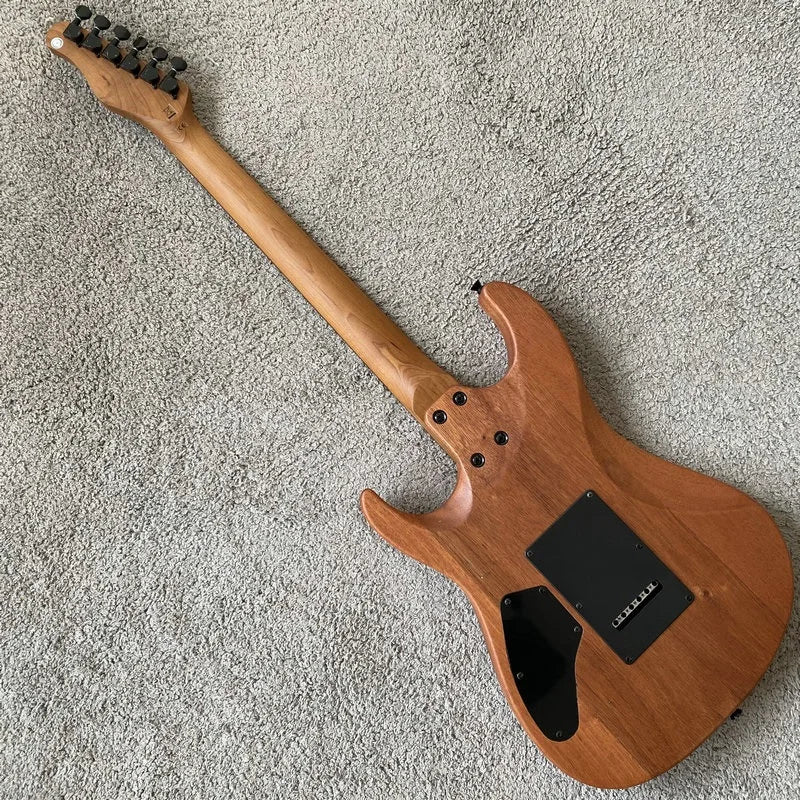 Genuine Xavier Guitar SSH Pickup 2 Pivots Bridge Roasted Maple 22 Fret Solid Africa Mahogany Body New Authorised Produced