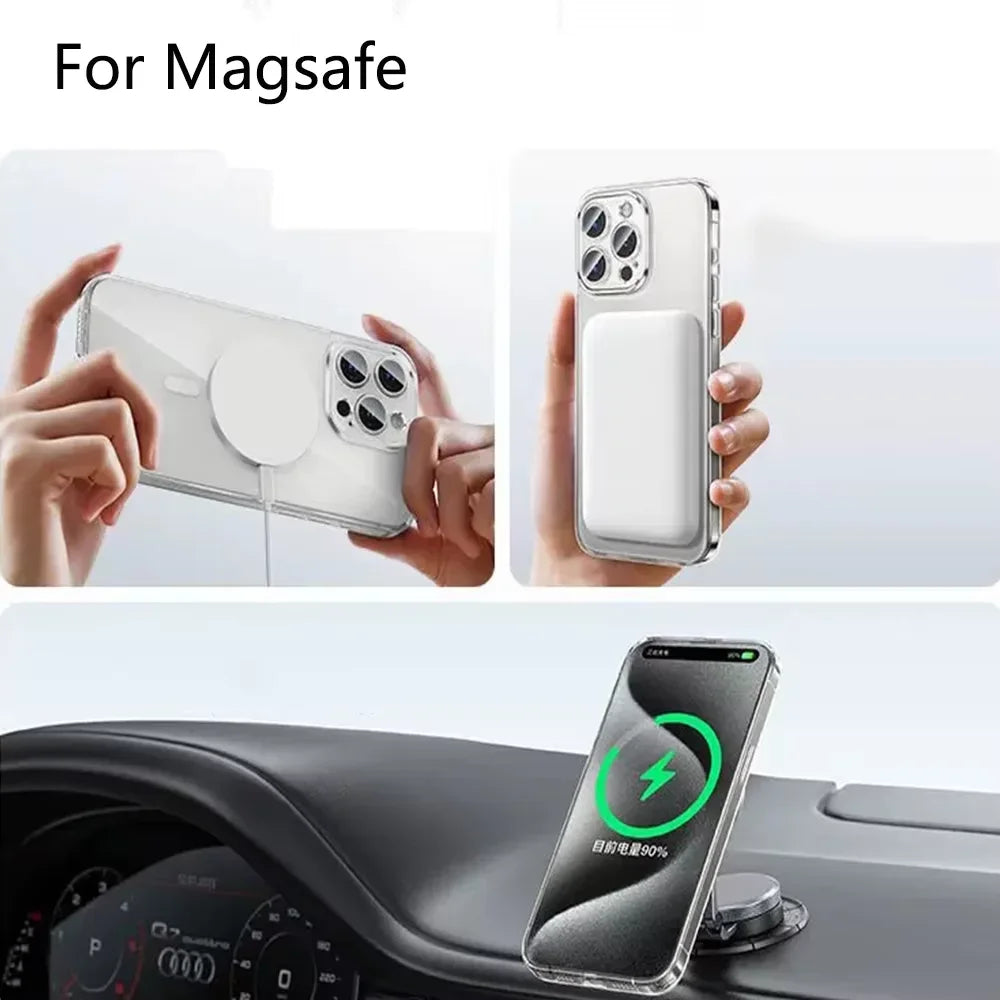Magnet Protection Clear Case For Iphone