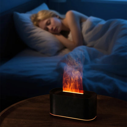 Flame Colorful Water Vapor Fire Humidifier