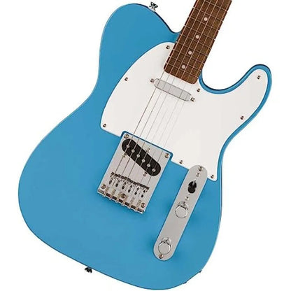Squire Sonic Telecaster Electric Guitar for beginners, California Blue finish with laurel fingerboard, lightweight and easy-to-