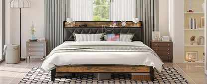 Bed Frames Storage Headboard